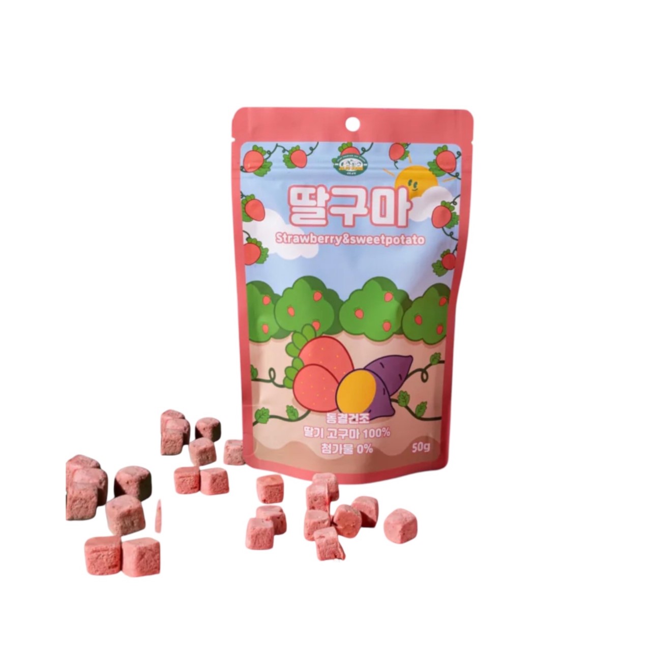 ✦草莓&甘薯✦鮮果金磚凍乾酥《韓國 JeJu Kang》