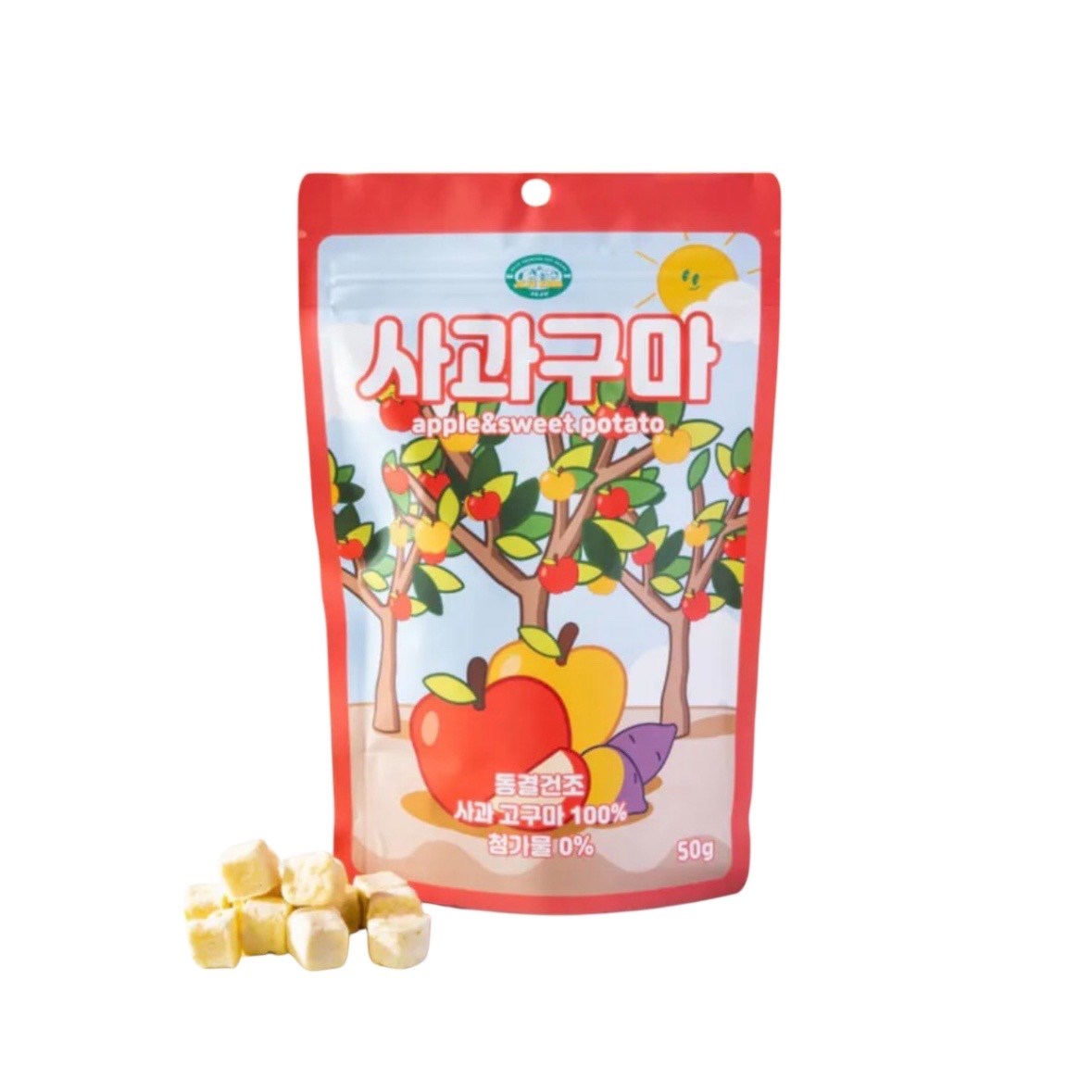 ✦金蘋果&甘薯✦鮮果金磚凍乾酥