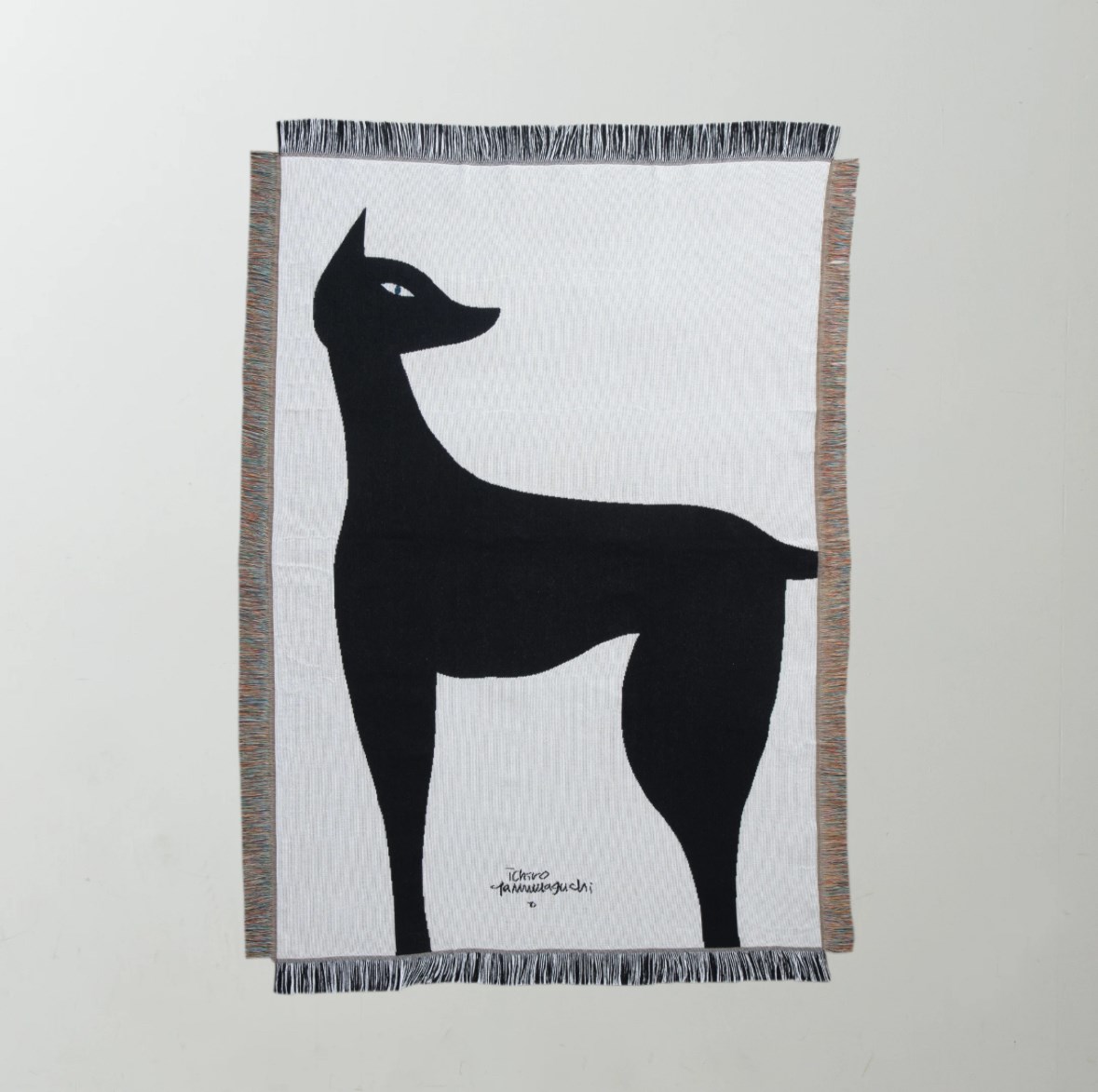 Multi Blanket “kuro neko” 山口一郎 藝術毯