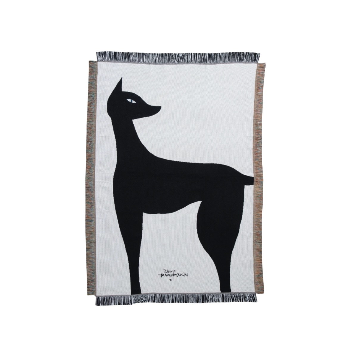 Multi Blanket “kuro neko” 山口一郎 藝術毯