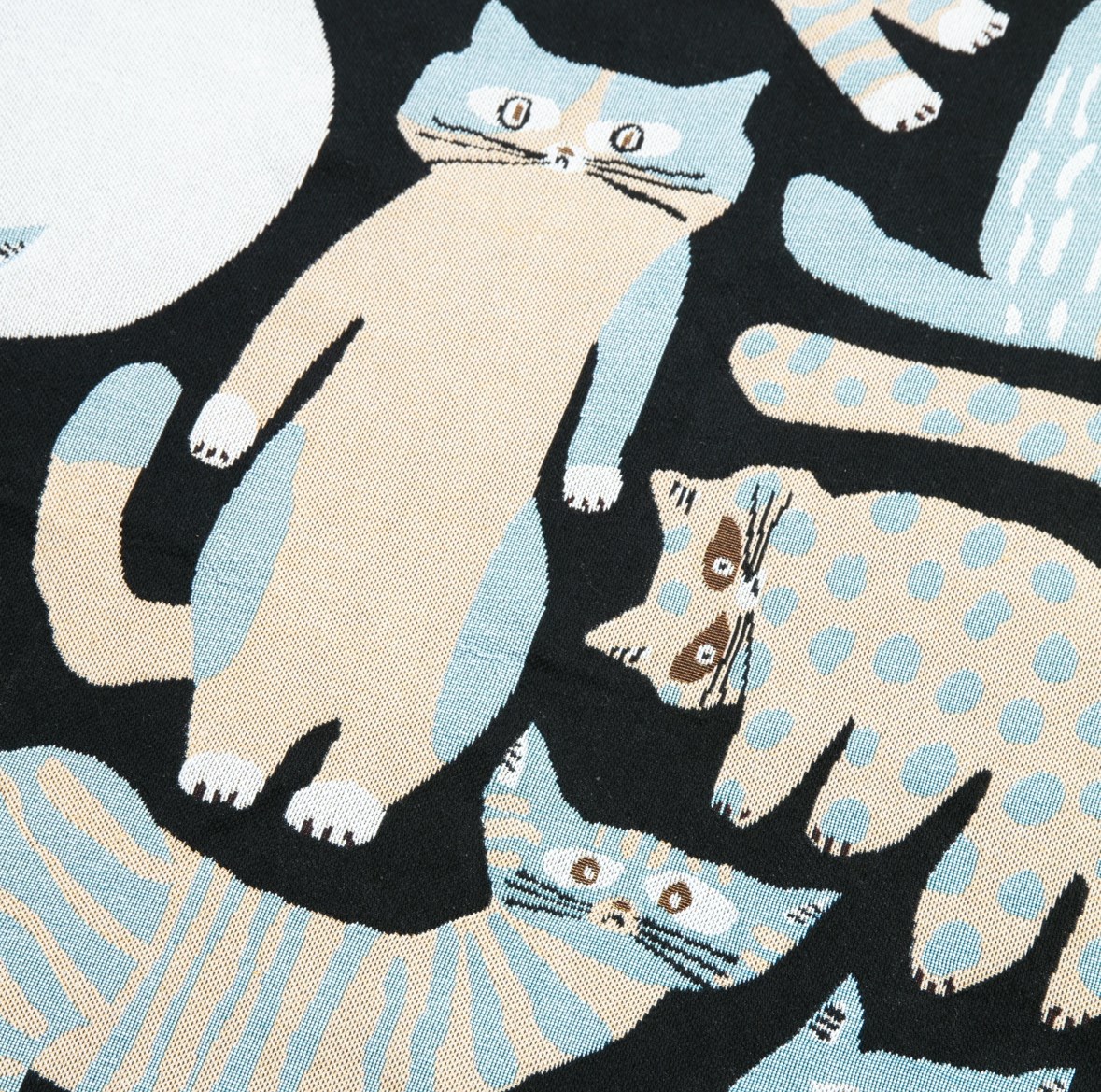 Multi Blanket “nekomoyou” 坪井香保里 藝術毯