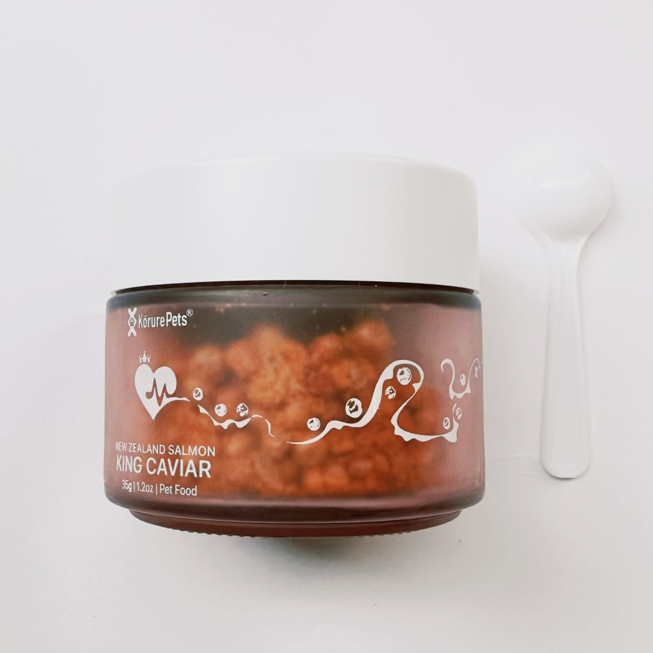 KORURE｜紐西蘭國王鮭魚卵凍乾(狗) 35g / 心血管心臟 . 皮膚毛髮亮麗
