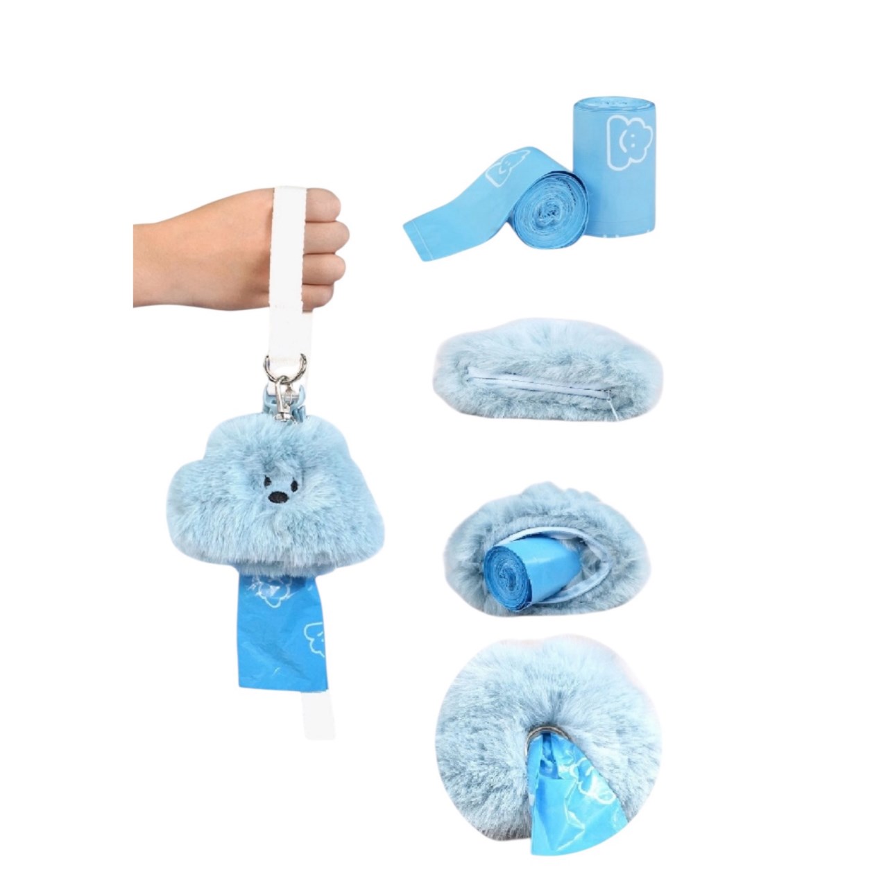 Fluffy Cloud Pop Bag 毛絨絨小雲朵便便袋
