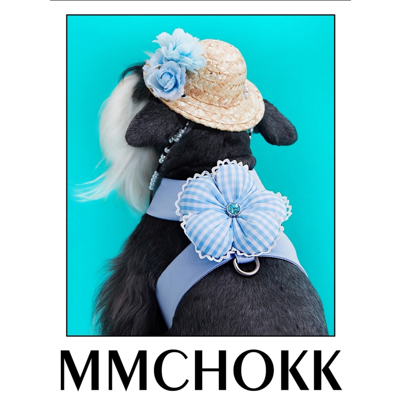 MMCHOKK 義式花園 blossom set 胸背 /藍