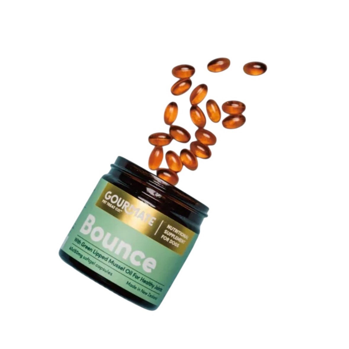 Gourmate｜動動錠 (犬貓可食) 60顆裝  |  關節+魚油合一．高濃度海洋Omega-3