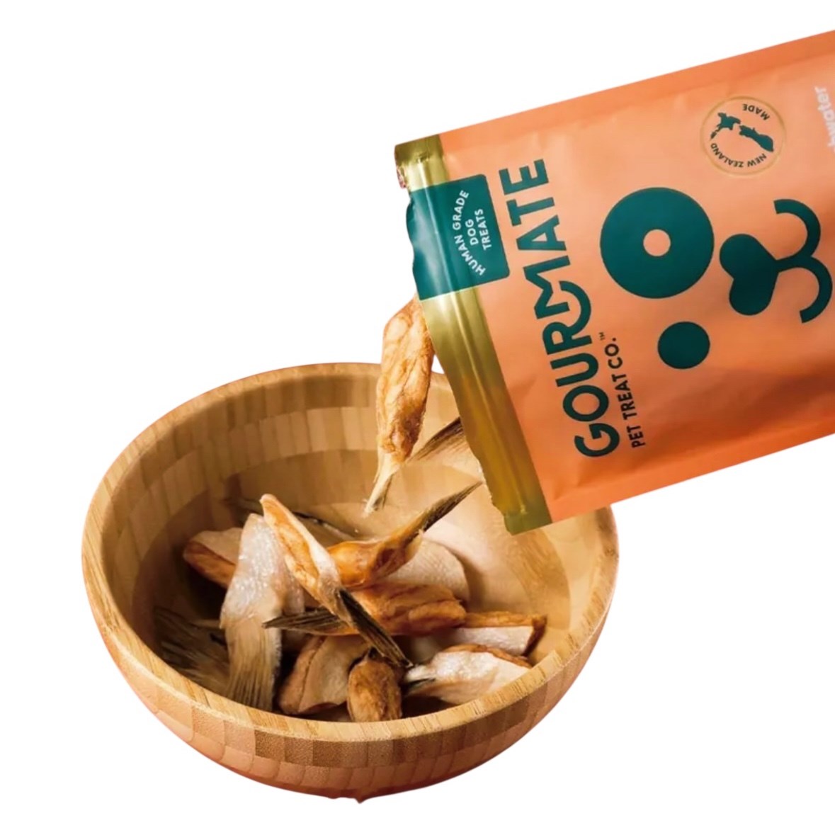 Gourmate｜帝王鮭魚鰭邊凍乾 (犬貓可食) 100g |  膠原補給．腦心關節全支援