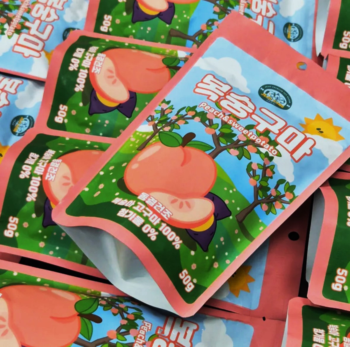 ✦水蜜桃&甘薯✦鮮果金磚凍乾酥《韓國 JeJu Kang》