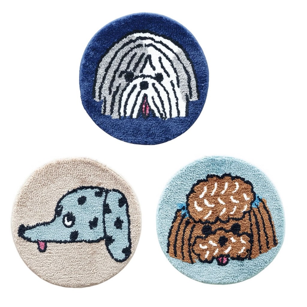 Yamabatosha Mat  ｜日本插畫家動物地墊/坐墊