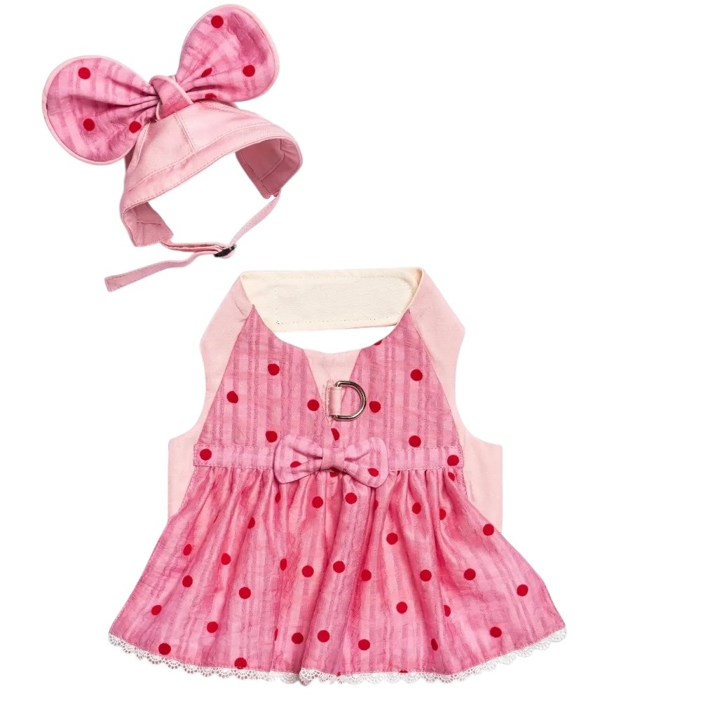 Orange Blinks MUST piece "就是它了"系列胸背衣 粉紅點點小洋裝 胸背衣+帽 