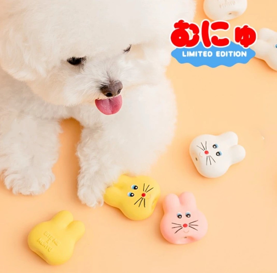 BITE ME PUKU兔(3入組)｜乳膠玩具