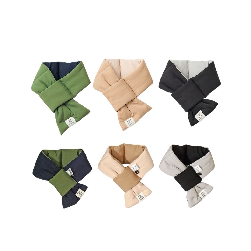 SHIELD COAT 防水防污雙色羽絨圍巾