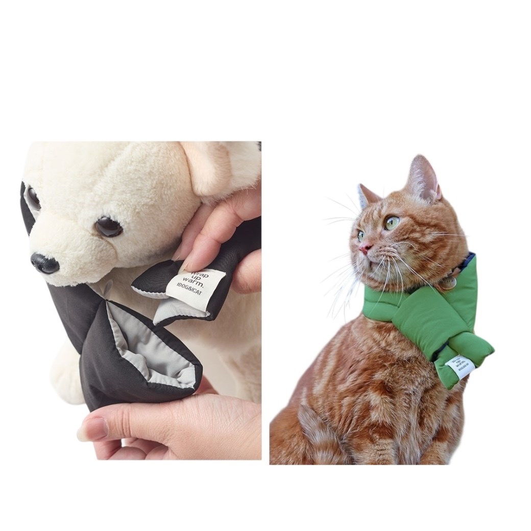 SHIELD COAT 防水防污雙色羽絨圍巾