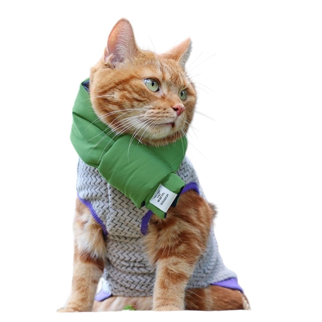 SHIELD COAT 防水防污雙色羽絨圍巾