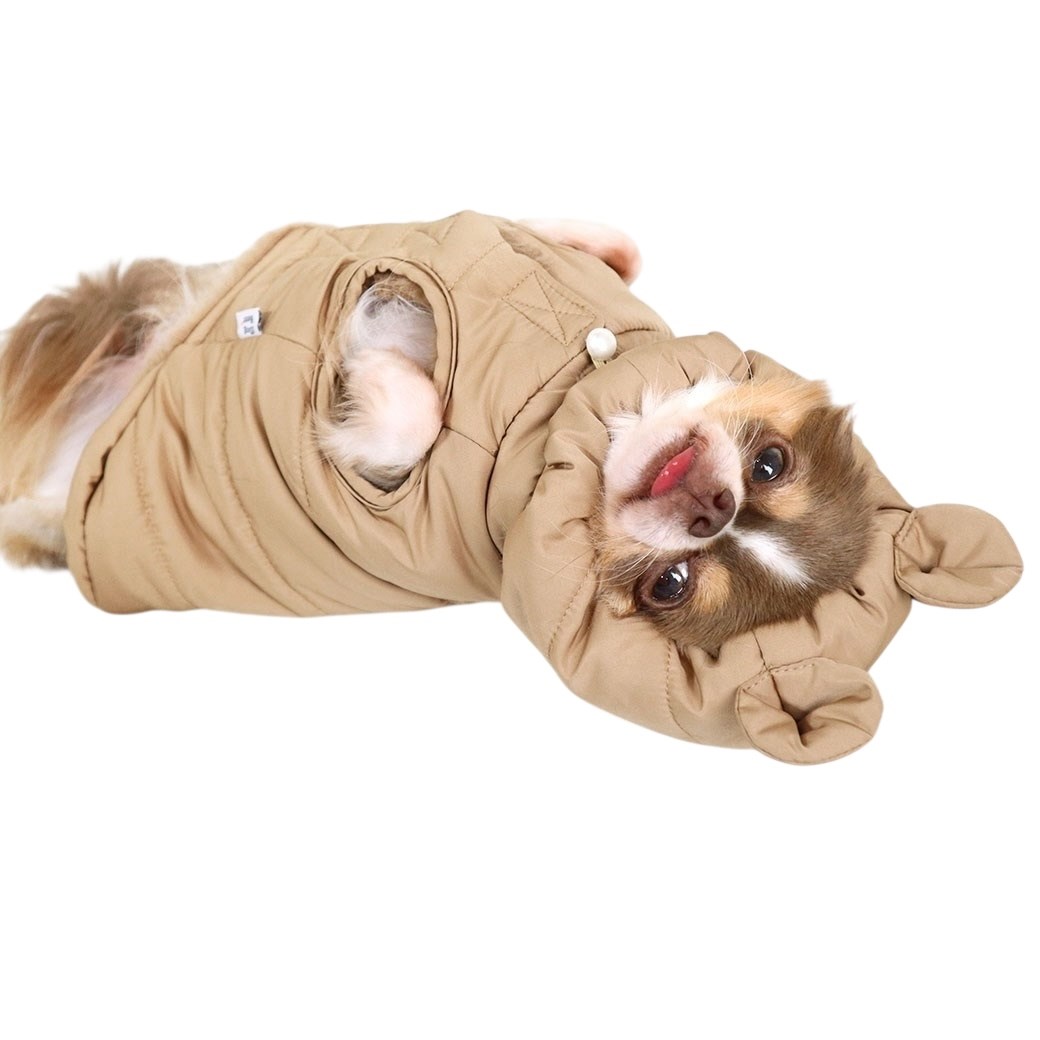 SHIELD COAT 可愛耳朵帽＋防水防污羽絨衣 