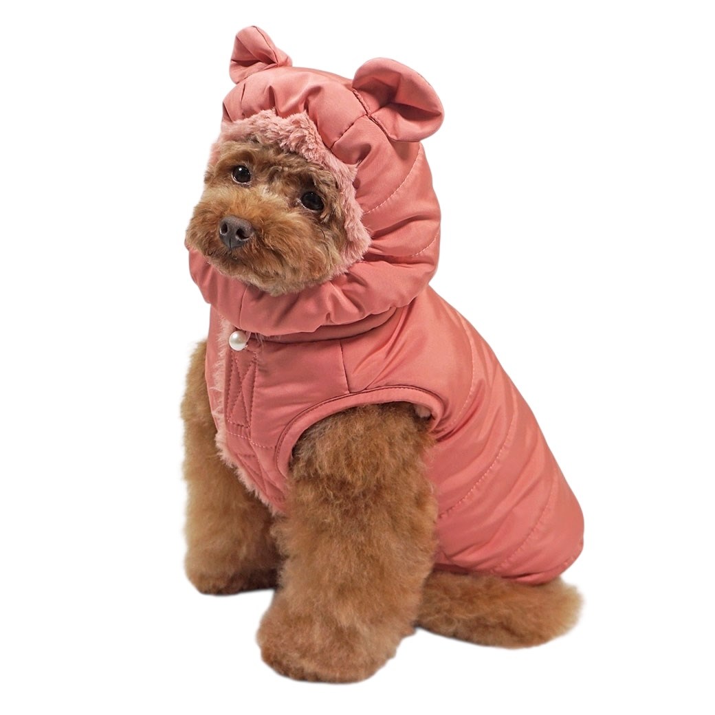 SHIELD COAT 可愛耳朵帽＋防水防污羽絨衣 