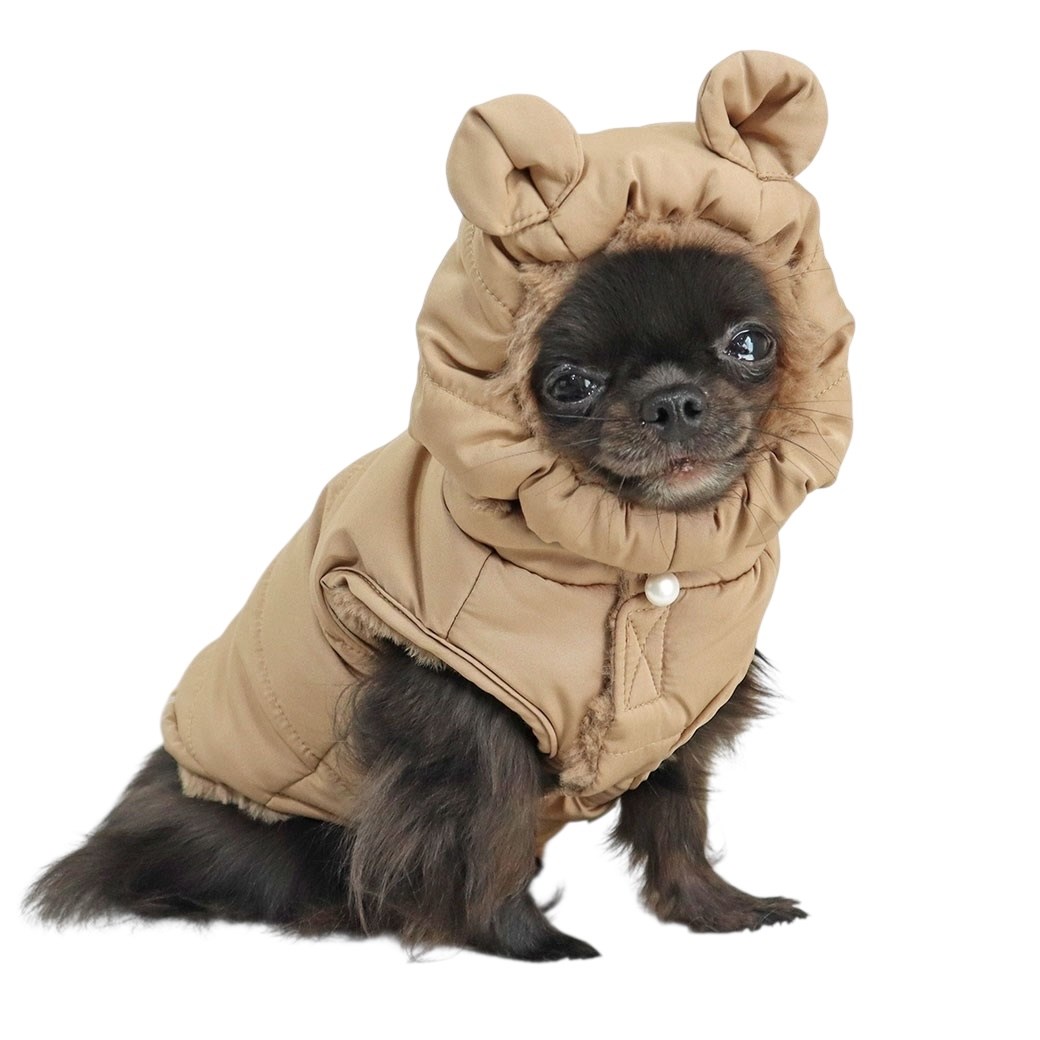 SHIELD COAT 可愛耳朵帽＋防水防污羽絨衣 