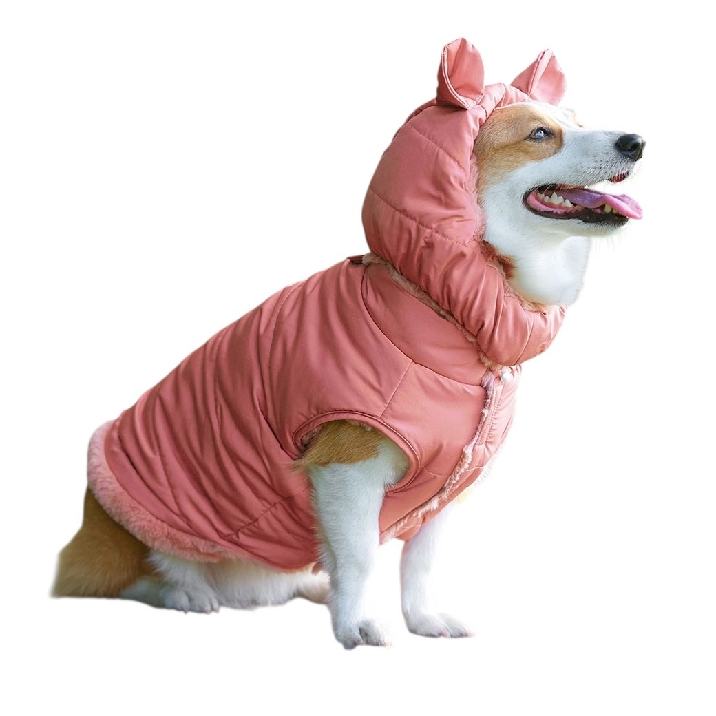 SHIELD COAT 可愛耳朵帽＋防水防污羽絨衣 