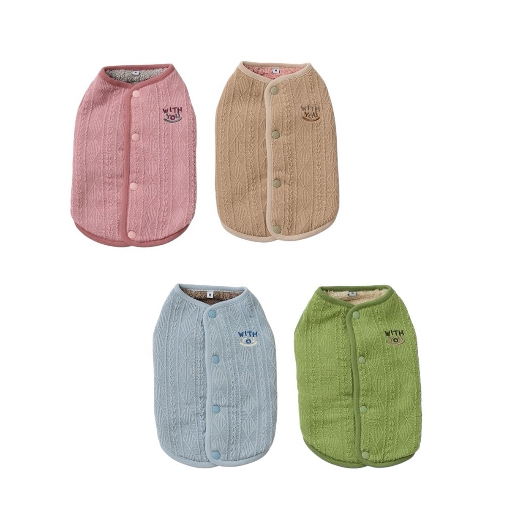 毛絨雙面穿背心