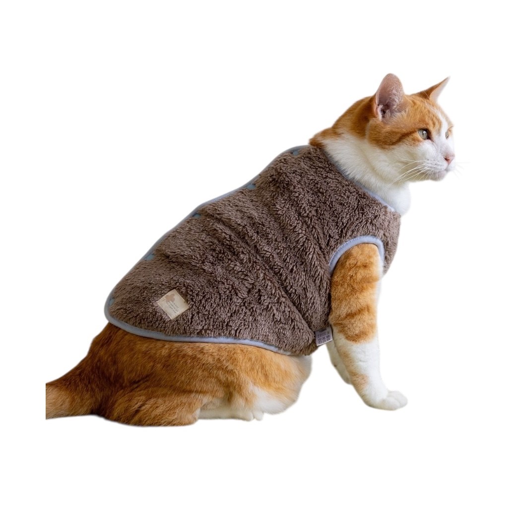 毛絨雙面穿背心