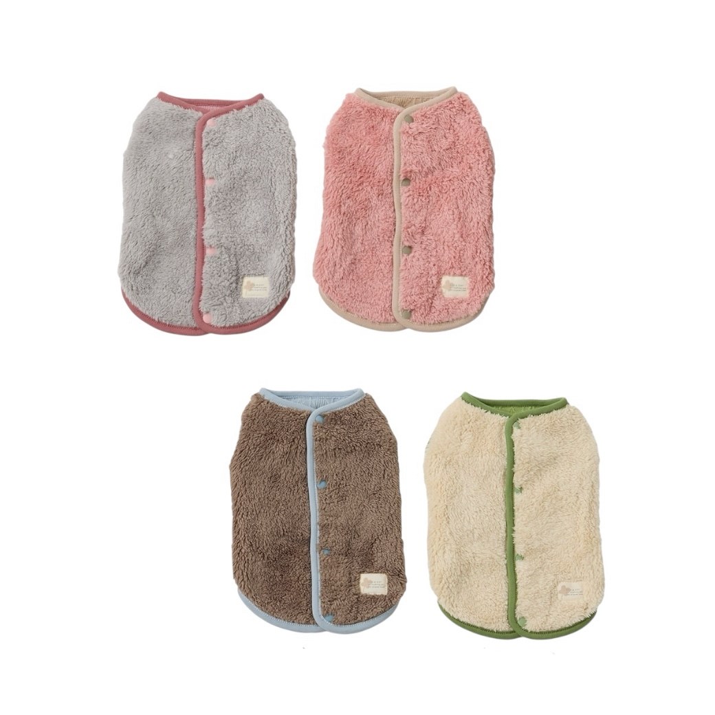 毛絨雙面穿背心
