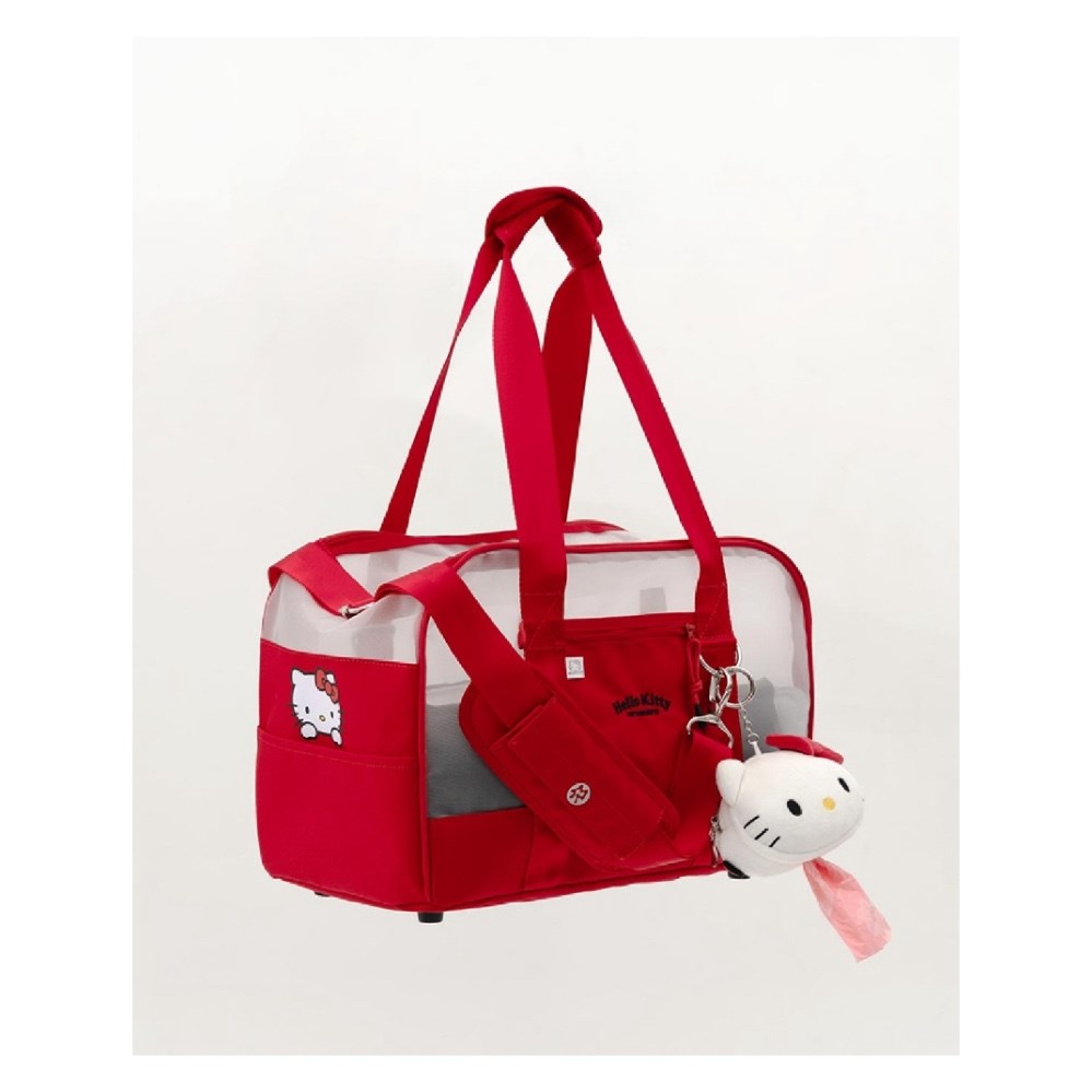 HELLO KITTY x ARUMARU POOP BAG KEY RING | 凱蒂貓吊飾拾便袋  白