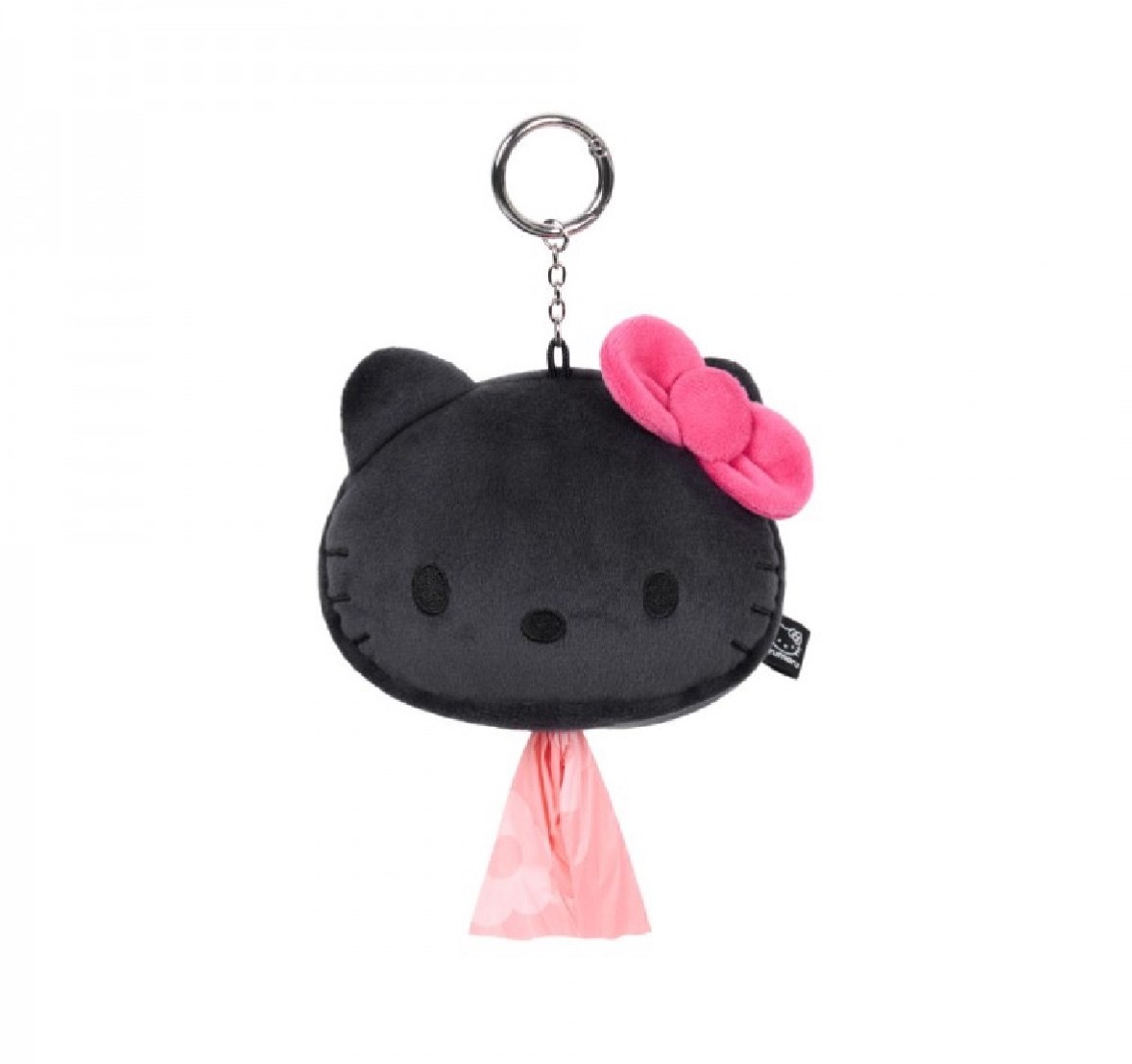 HELLO KITTY x ARUMARU POOP BAG KEY RING | 凱蒂貓吊飾拾便袋  黑