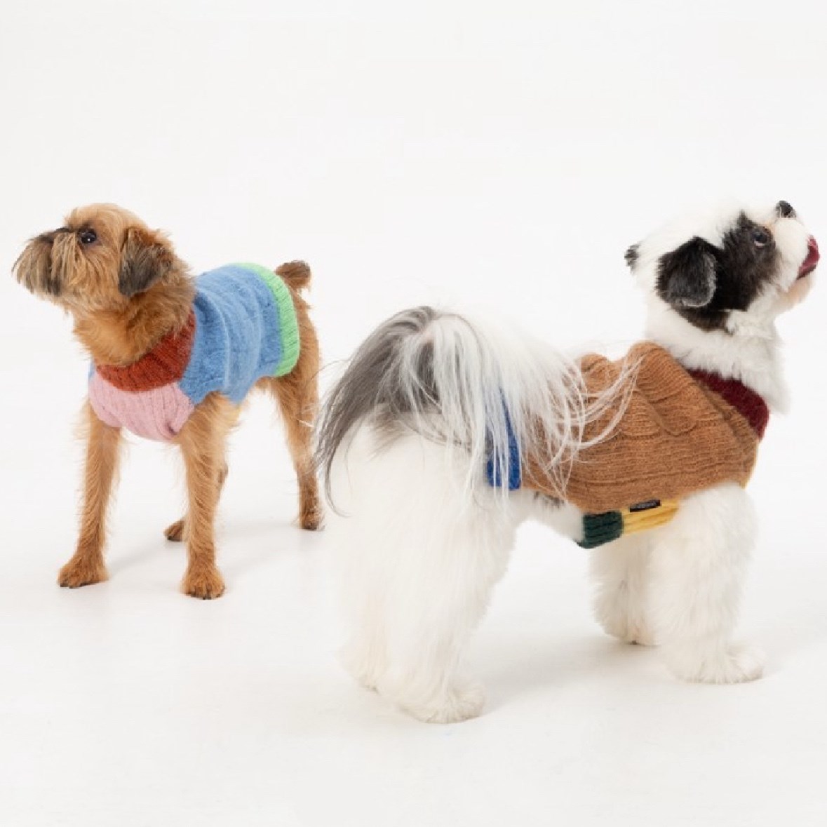 編織麻花100%羊毛上衣 咖啡