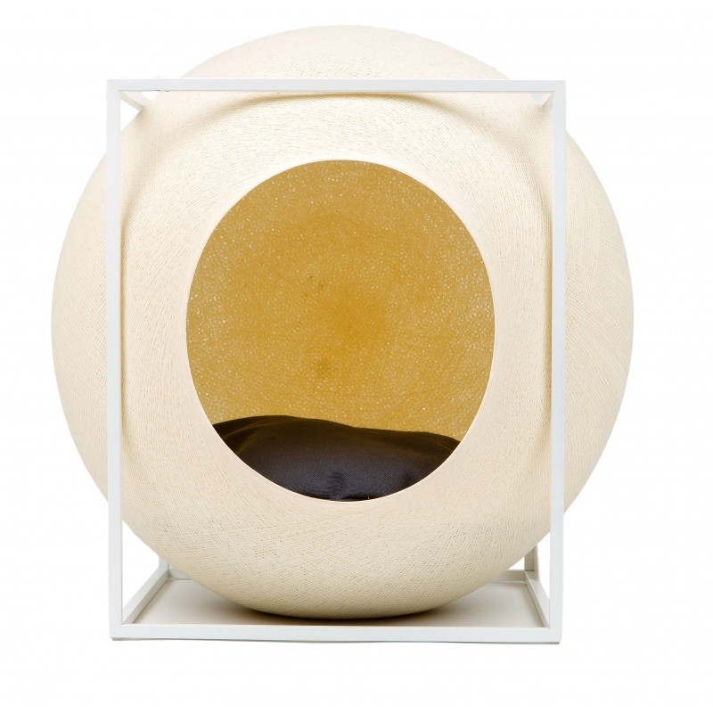 the cube for cat 簡約球型貓窩