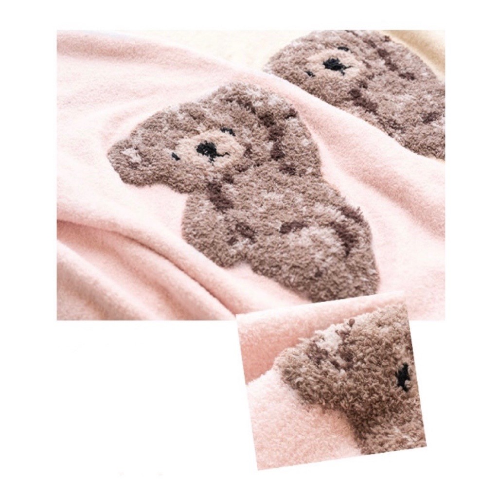 Marshmallow Bear Blanket   ｜  棉花糖熊熊毛毯／粉