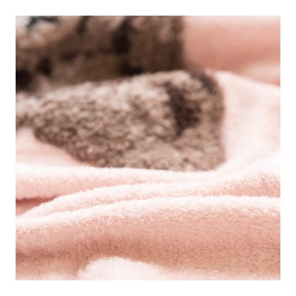 Marshmallow Bear Blanket   ｜  棉花糖熊熊毛毯／粉