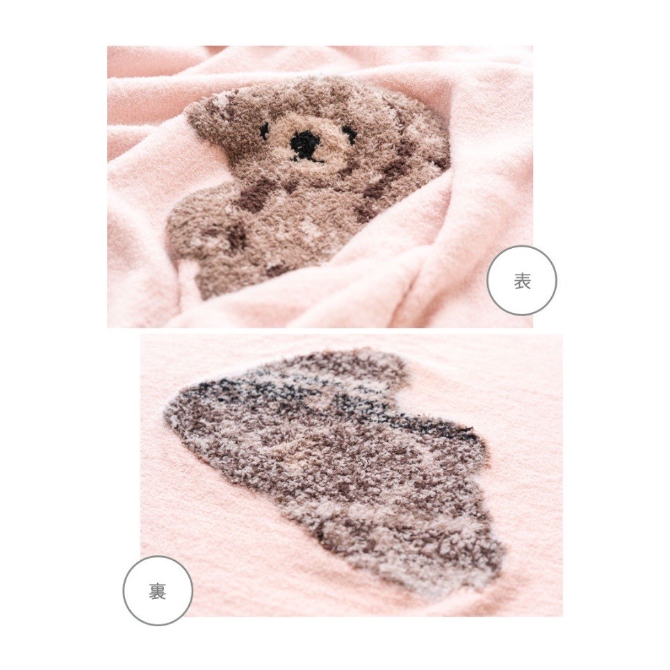 Marshmallow Bear Blanket   ｜  棉花糖熊熊毛毯／粉