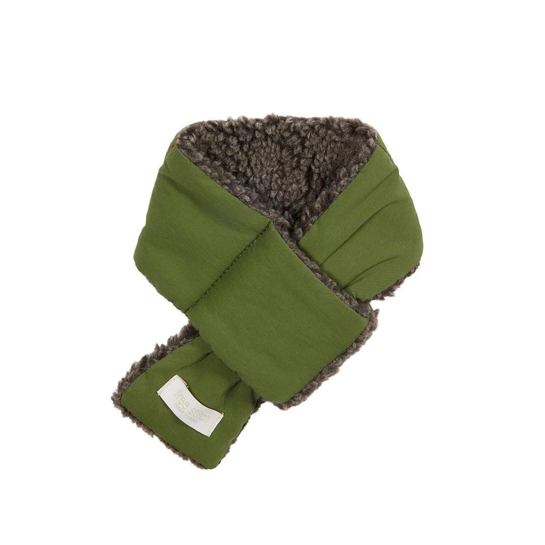 BOA FLEECE SCARF  |   簡約毛絨雙面圍巾 ／綠 