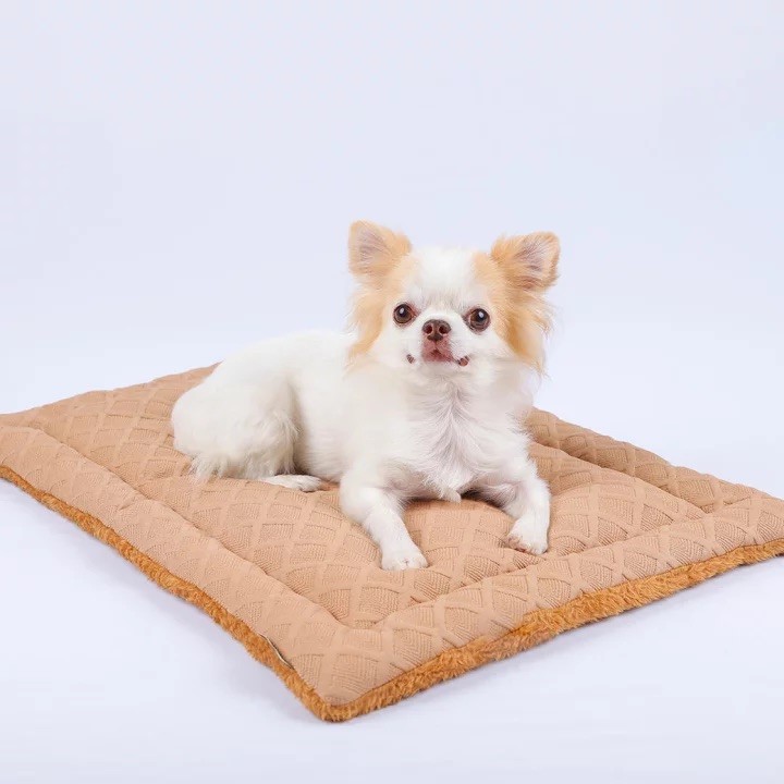 plain double sided blanket ｜素面雙面毛毯／菱格紋粉色