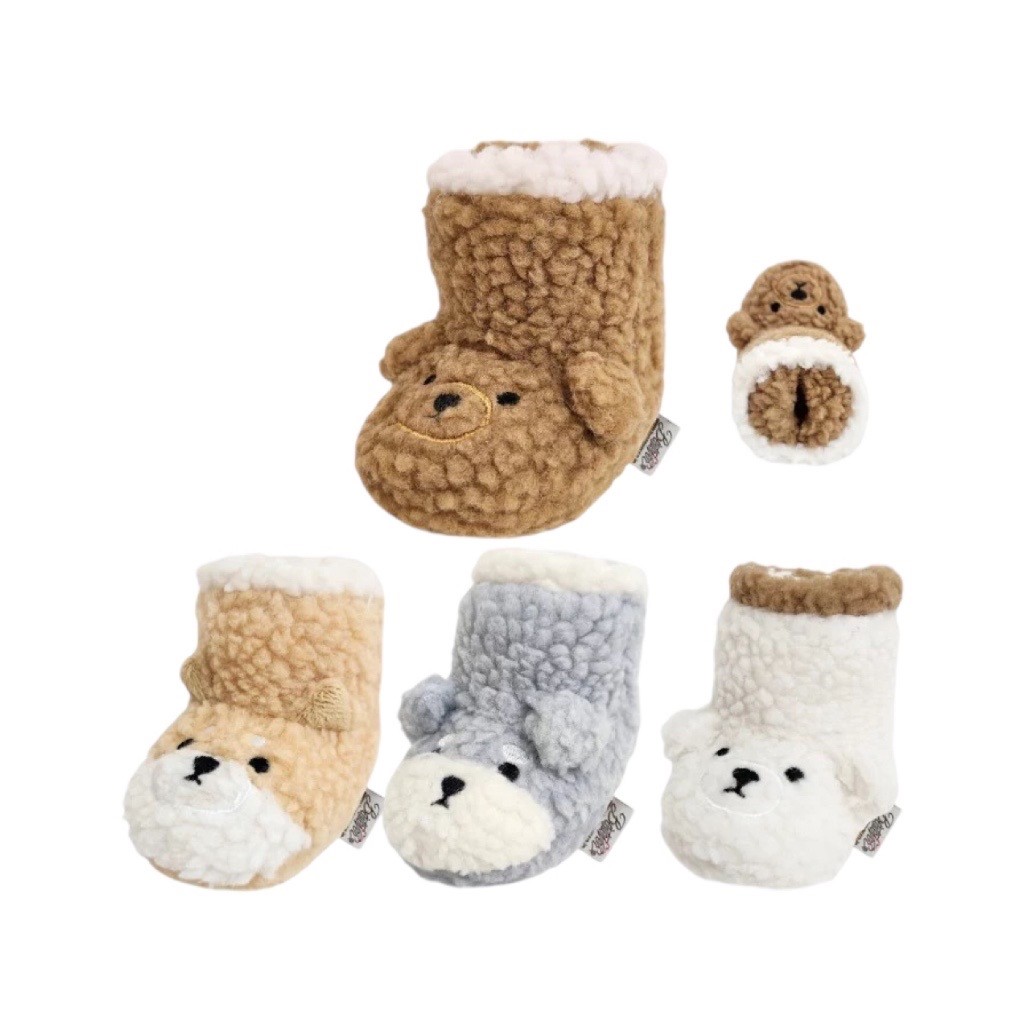 毛毛雪靴藏食玩具｜柴犬