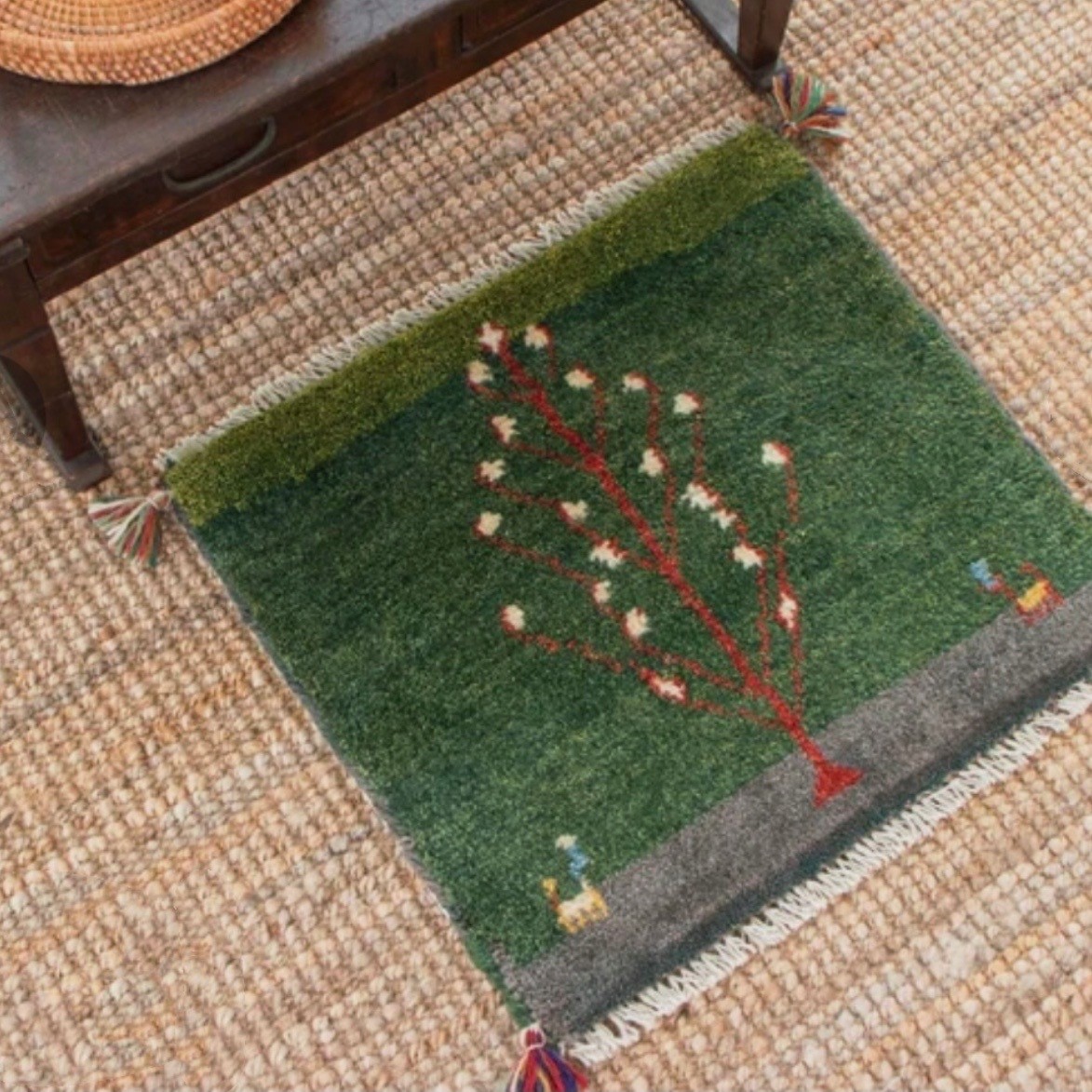Handmade wool floor mat ｜手工羊毛地墊／綻放的幸福
