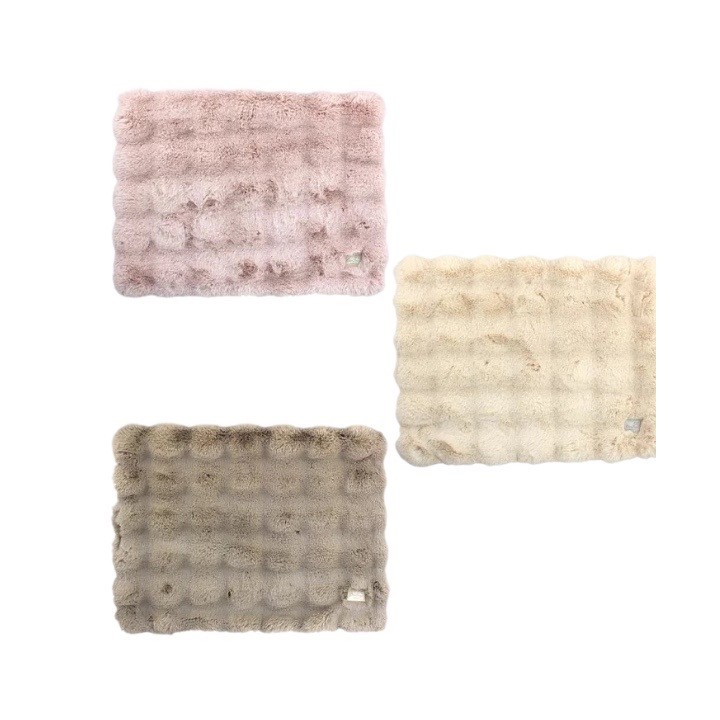 Anti-slip fur blanket  ｜防滑類皮草毛毯 杏