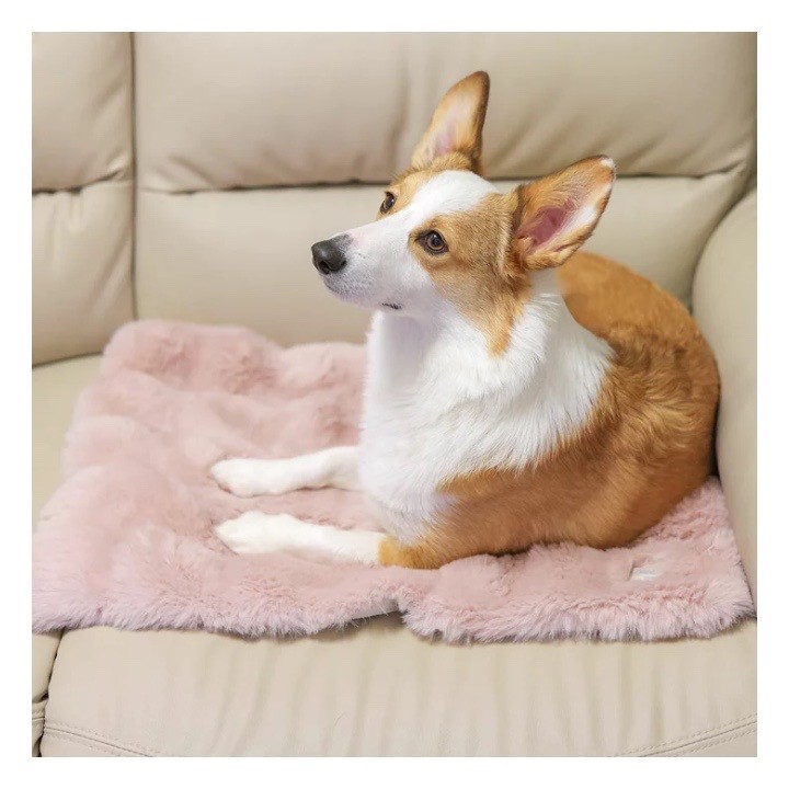 Anti-slip fur blanket  ｜防滑類皮草毛毯 棕