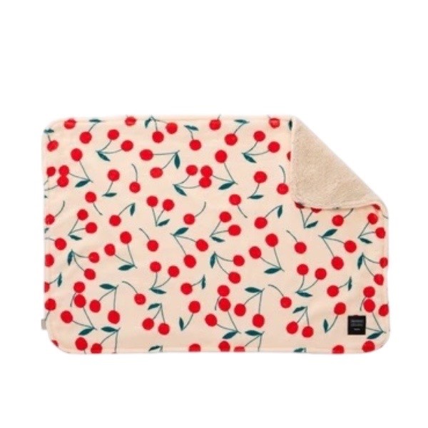 Little Cherry Double Sided Blanket ｜櫻桃雙面毛毯 橘櫻桃
