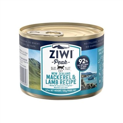   ZIWI巔峰 鯖魚羊肉 經典鮮肉貓主食罐 ( 貓罐 | 罐頭 )