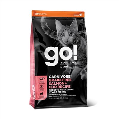 go!高肉量-海洋鲑鱈無穀全貓糧