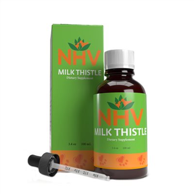 NHV藥草獸醫。牛奶薊