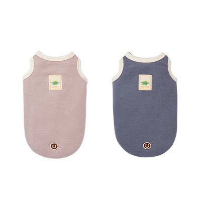 Organic cotton dinosaur vest ｜有機棉恐龍背心