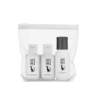 A.P.D.C.沐沐貓深層洗+溫和洗+潤絲組 50ml