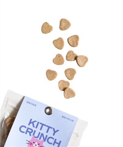 貓貓好鮭蜜【鮭魚干貝】貓咪零食 KITTY CRUNCH 40g