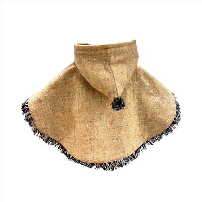 Mixed color woolen noble cloak   |      混色毛呢披風
