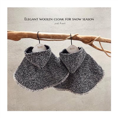 Elegant cloak for snow season   ｜  雪季的優雅毛呢披風
