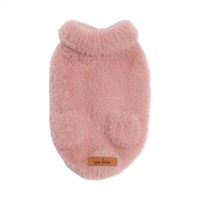 feather real knit  |   超柔軟素面毛衣／玫粉色
