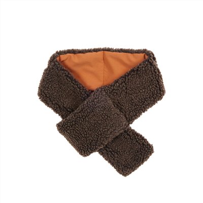 BOA FLEECE SCARF  |   簡約毛絨雙面圍巾 ／咖啡