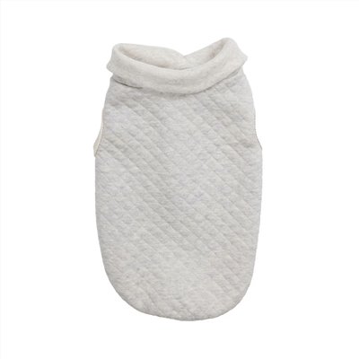 ORGANIC COTTON QUILTED CUT AND SEW   |   有機綿絎逢剪裁上衣 ／冰灰