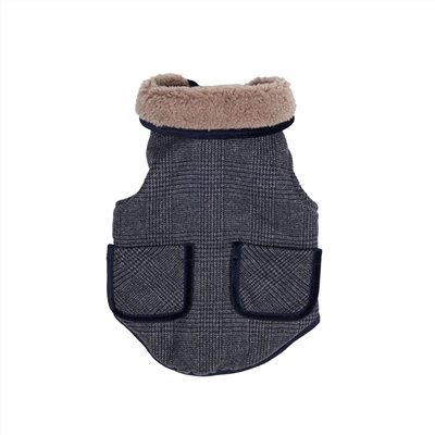 GLEN CHECK TWEED COAT | 格倫格紋花呢大衣 / 炭灰